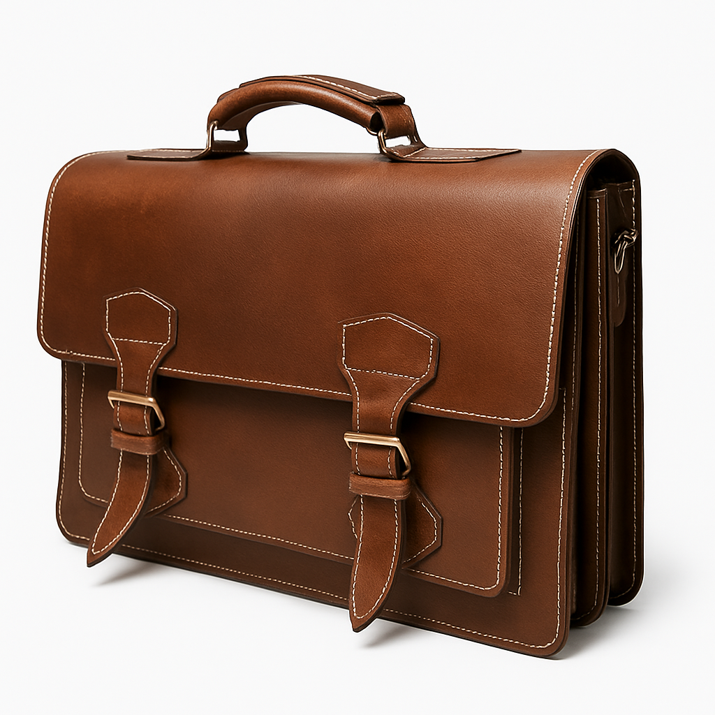 Mallette en cuir vintage pour femme et homme – Élégance & praticité