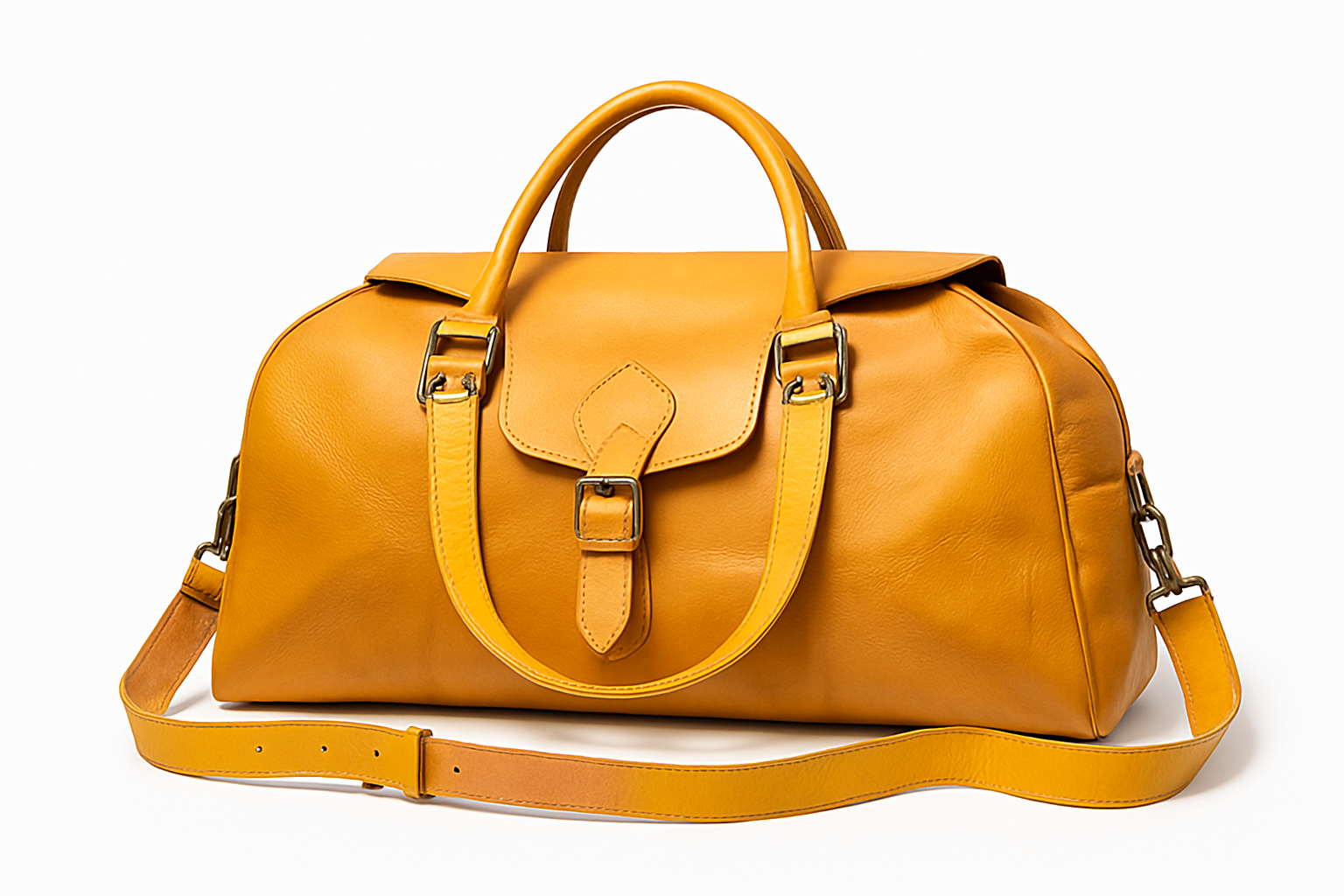 Sac de voyage en cuir  - Touche de caractère et de style